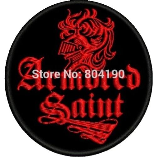 ARMORED SAINT HEAVY Metal Music Band IRON On Patch TRANSFER MOTIF APPLIQUE Rock Punk Badge