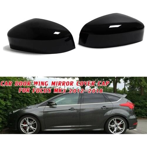 NEW-Car Rearview Mirror Cover Side Mirror Case for Ford Focus MK3 MK2 2012 2014 2015 2016 2017 2018