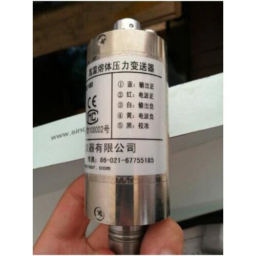 High temperature melt pressure sensor PT124B-121- 50MPa -M14 152/460 output 0-10V