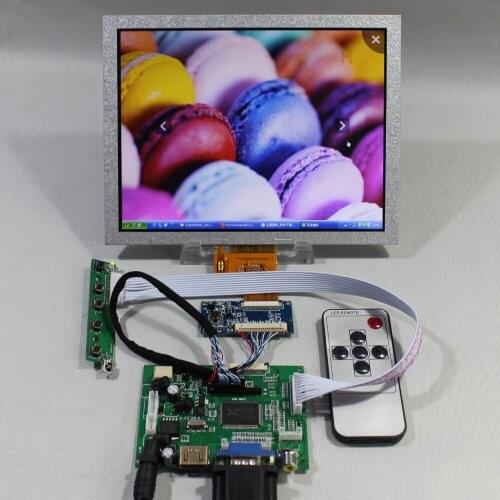 H DMI VGA 2AV LCD Controller Board+8inch EJ080NA-04B EJ080NA-04C 1024x768 LCD Screen