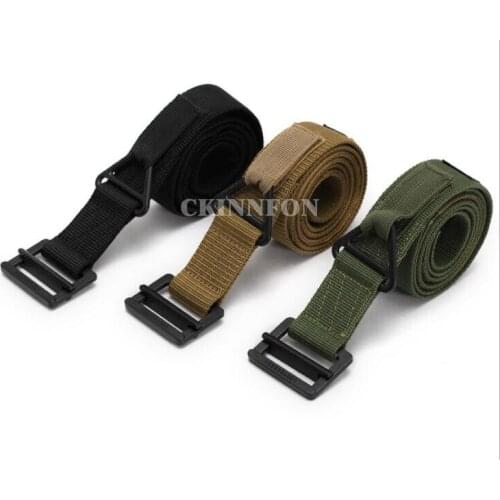 200Pcs/Lot 48" Canvas Military Tactical Belt Black Slider Buckle 3 Colors For Men Newest Nice Shades