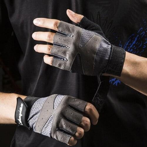 Men and women sports fitness outdoor cycling non-slip wear-resistant breathable gloves half-finger fitness breathable gloves D28