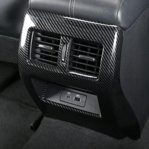 Car Rear Row A/C Air Outlet Vent Decoration Cover Frame Trim For Nissan Altima 2019 Car Styling Molding