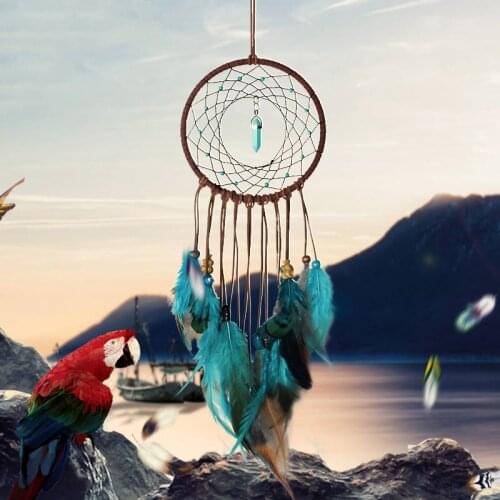 Retro Feather Dream Catchers Wall Decor Handmade Art Crft Wall Hanging Nordic Living Room Home Decor Ornament Creative Gifts