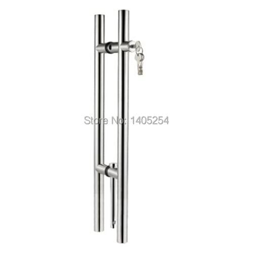 Stainless steel glass sliding/swing door locks pull handles 1000mm D-107L