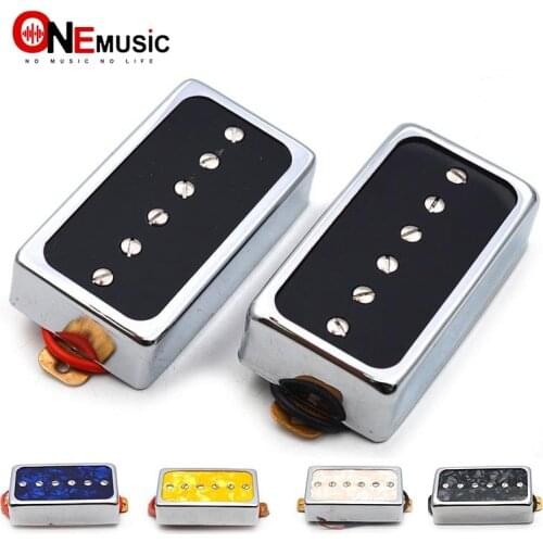 O Style Open Single Coil Pickup 6 Hole 52MM Bridge Pickup for LP Guitar Black Black Pearl Ivory Pearl Yellow Pearl Blue Pearl