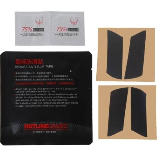 Original Hotline Games Mouse Skates Side Stickers Sweat Resistant Pads Anti-slip Tape For Steelseries Rival 310 Mouse