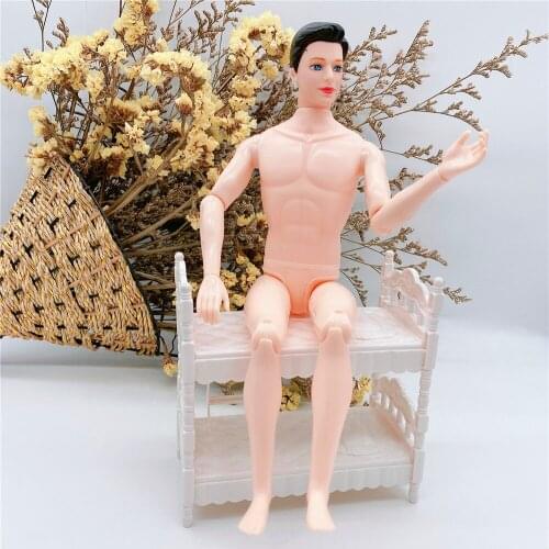 Movable Jointed Doll Male Man Naked Body Model Fashion Dolls DIY Accessories Best Girl' Gift Child Toys