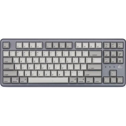 Retro Grey Italics Design Keycaps For Cherry Mx Gateron Kailh Box Switch Mechanical Keyboard 1.25mm SA Profile PBT Key Caps