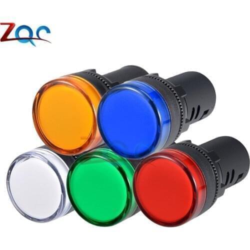 AD16-22DS Panel Mount Flash LED Alarm Indicator Light Pilot Signal Lamp Flash Buzzer AC 110V 220V 22mm