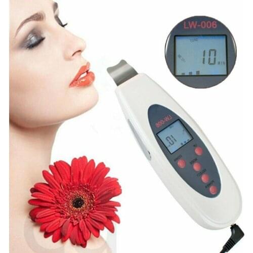 Ultrasonic Face Skin Scrubber Cleanser Face Cleansing Acne Removal Pore Peeling Tone Lift ultrasonic Clean Facial Massager