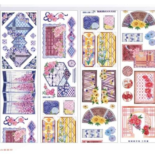 1 loop size pansy zhiyouyouyou decorative masking tape 85CM