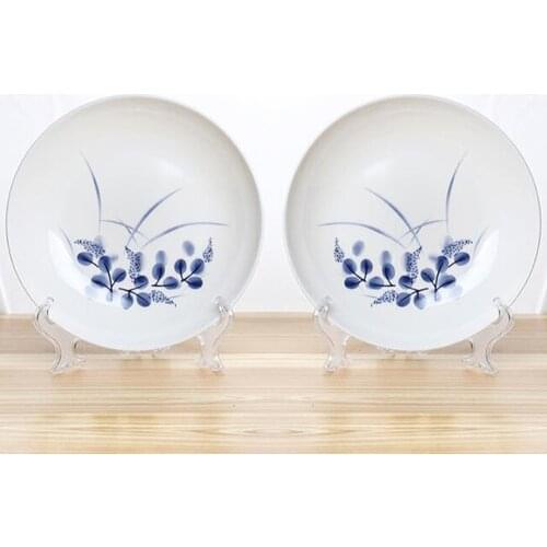 2pc Portable Easels Plate Holders Display Stand Stander Picture Frame Photo Tools Display Dish Rack Home Decor