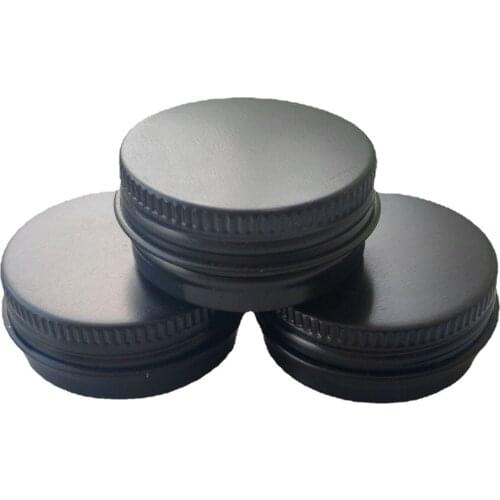 24x Portable Tin Jars Aluminum with Lids for Eye Shadow Cream Travel Candle