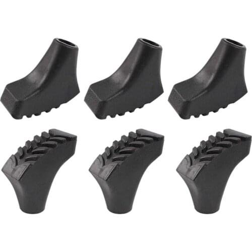 6 Pcs Walking Stick Caps Trekking Pole Caps And Replacement Tips End Alpenstock Head Cover For Hiking Trekking Stick