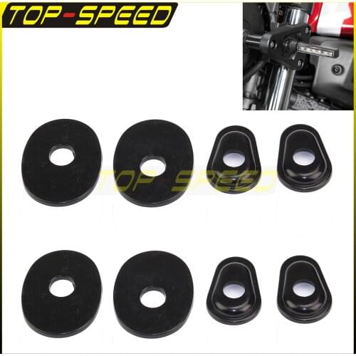 Aftermarket Indicators In Hole Stalk Refill Spacer Adapter Turn Signal Light Adapter Plate for Yamaha YZF R6 YZFR6 YZF-R6
