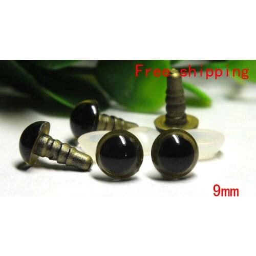 Free shipping!!50pcs/lot gold color Plastic Animal eye with washer for Teddy bear