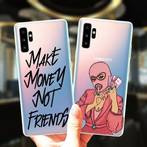 MAKE MONEY Not Friends Case Cover For Samsung Galaxy M62 F62 M02 M31S M51 M11 M21 M31 J3 J5 J7 2017 J4 J6 Plus Note 20 Ultra