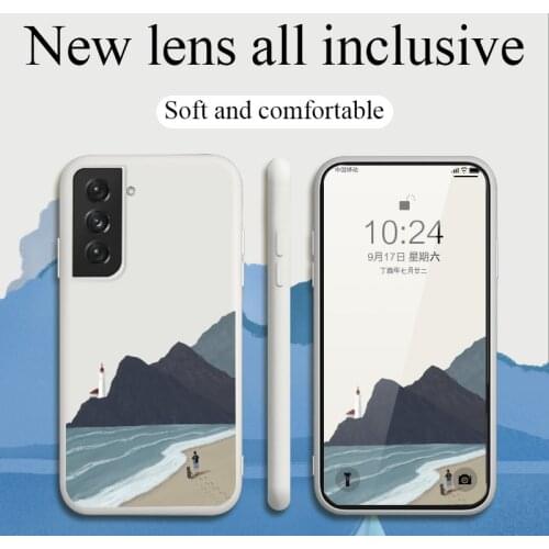 Lonely Sailboat Phone Case For Samsung Galaxy S21 S20 FE S10 Note 20 10 Ultra Plus A72 A52 A42 A32 A12 A02S 4G 5G Cover