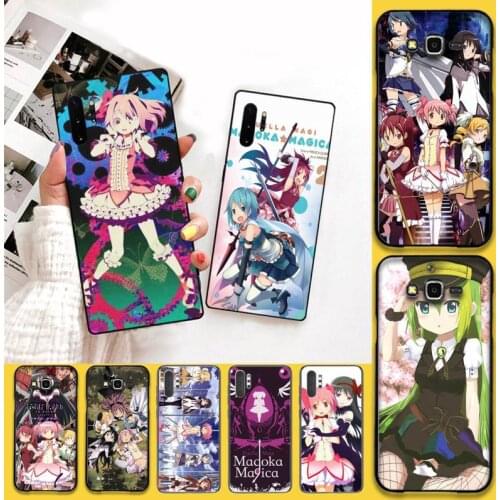 Puella Magi Madoka Magica Phone Case For Samsung Galaxy Note20 ultra 7 8 9 10 Plus lite J7 J8 Plus 2018 Prime