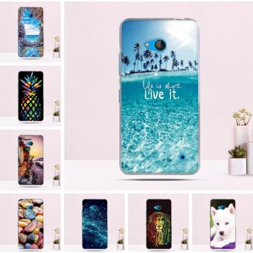 Back Cover For Nokia Microsoft Lumia 640 Case Silicone TPU Phone Cases Ultra Thin Cute Cat 3D Pattern Shell Animal Fundas