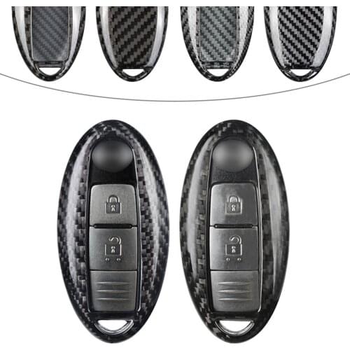 Carbon Fiber Car Remote Key Shell Cover Case For Infiniti Q50 Q60 Q70 QX56 QX60 FX34 FX37 FX45 FX50 EX35 EX37 JX35