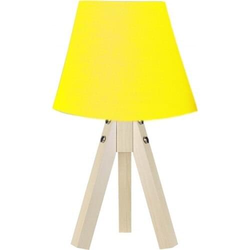 Karino Deco 3 Flip Cloth Conical Yellow Lampshade Hood Natural Foot
