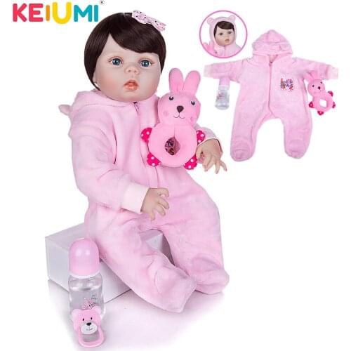 23 Inch Looks Real Newborn bebe Dolls Baby Toy Wholesale Full Silicone Vinyl Reborn Babies Girl Doll For Menina Christmas Gifts