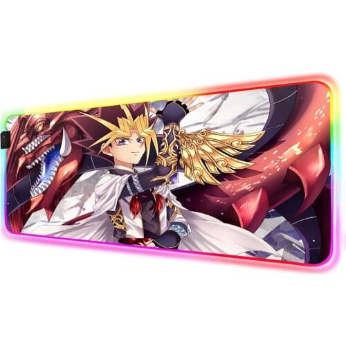 Best Selling Anime Over Lock Edge Laptop Mouse Pad XXL 90x40/80x30x2mm HD Anime Yugioh Game Master Gamer Overwatch Gaming Desk