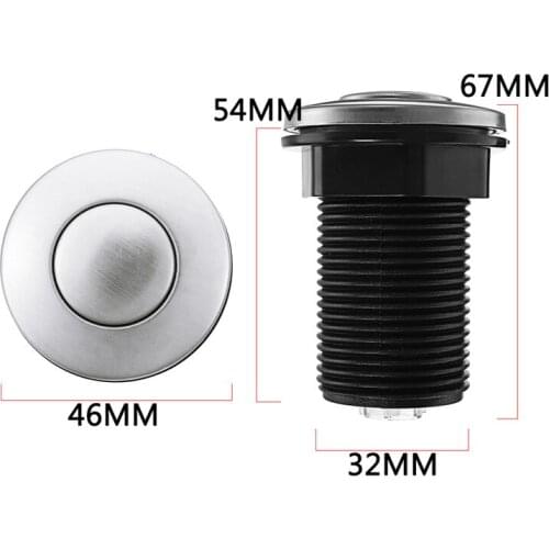 32mm / 1.26inch 1Pcs Pool Pump Pneumatic Air button Switch for Garbage Disposal Sink Top Air Actived Switch