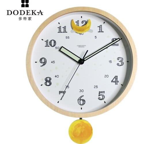 Nordic Wood Simple Silent Wall Clock European Style Modern Design Minimalist Wall Watch Creative Relogio Home Decoration OO50WC