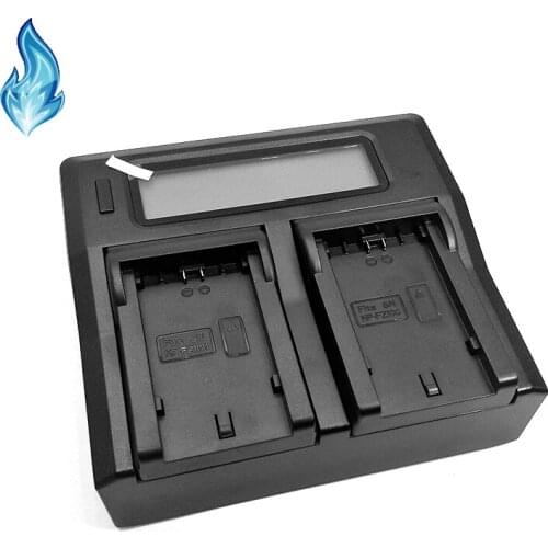 NP-FZ100 Battery USB Dual charger with LCD screen for Sony Alpha 9 ILCE-9 A7R3 ILCE-7RIII A7M3 digital cameras