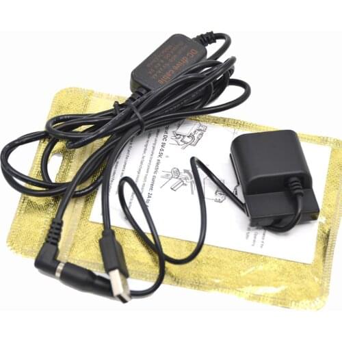 Mobile power bank charger usb cable+DR-20 DC Coupler BG-E3 NB2L NB-2L dummy battery for Canon G7 G9 S80 EOS 350D 400D XT camera