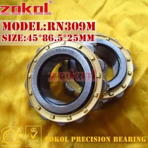 ZOKOL RN309M bearing RN309 M 502309EH Cylindrical roller bearing 45*86.5*25mm