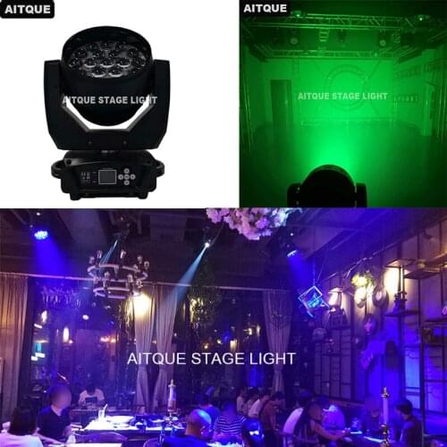 10lot Stage lighting effect led zoom wash moving head 19x12w rgbw 4 in1 movinghead wash led