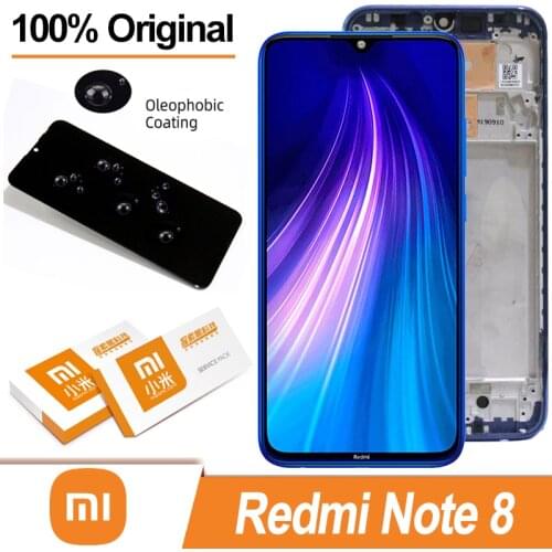 100% Original Display Replacement for Xiaomi Redmi note 8 LCD Display Touch Screen Digitizer Assembly For Redmi Note 8 Display