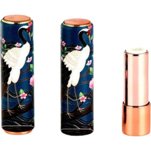 12.1mm Empty 3D Printing Lipstick Tube Round Press Recoil Lip Balm Tubes New Cosmetic Packaging Lipstick Container 10/25pcs