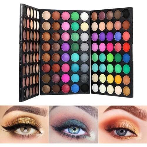 120 Colors Gliltter Eye Shadow Palette Matte Eyeshadow Pallete Women Natural Shimmer And Shine Nude Make Up Palette Eye Shadow