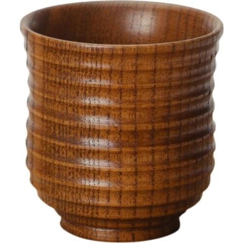 20pcs/lot Chinese Style Handmade Natural Wooden Tea Cups Creative Wooden Cups Drinkware Kitchen Gadgets Accessories lin3995