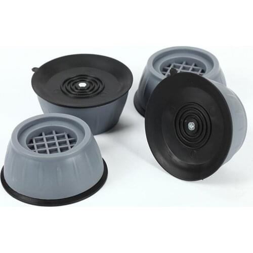 4pcs Washing Machine Pad Anti-vibration Non-slip Pad Table Chair Sofa Bed Shock Proof Feet Household Gasket Bath Mats