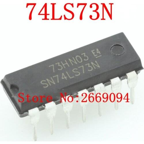 5PCS / 10PCS /50PCS /100PCS HD74LS73P DIP14 HD74LS73 DIP SN74LS73N 74LS73N 74LS73AN 74LS73 new and original IC