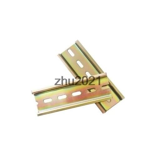 5pcs Universal Type 35mm 0.5 Meter Aluminum Slotted DIN Rail for C45 DZ47 Terminal Blocks Contactor etc