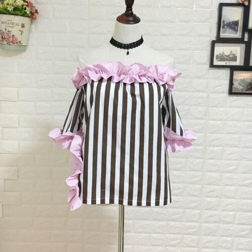 Amolapha Women's Striped Shirts