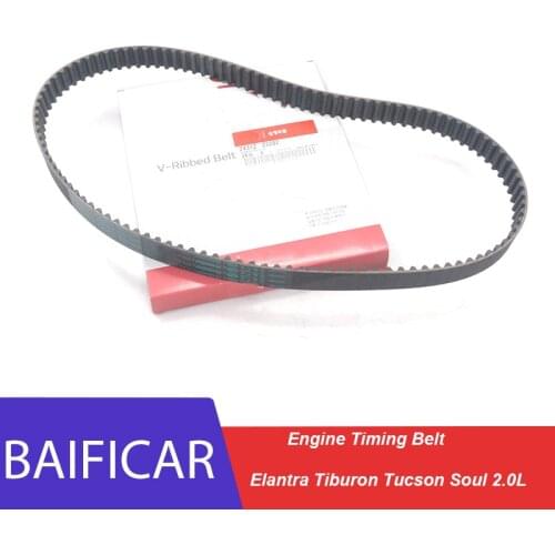 Baificar Brand New Genuine Engine Timing Belt 2431223202 For 2005-2010 Hyundai Elantra Tiburon Tucson Soul 2.0L