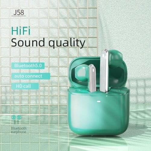 Low Latency Bluetooth Headset Tws On-ear Touch Semi-in-ear Sports Gaming Headset Stereo Wireless 5.0 Bilateral Stereo Headset