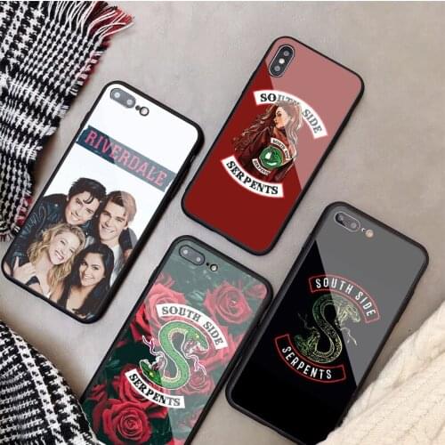 TV show Riverdale Tempered Glass Phone Case For iphone 12 11 Pro Max 5 6 7 8 PLUS X XS XR XSMax Shell