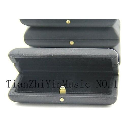 Black Oboe Reed Case Box for 3Pcs Reeds PU Leather