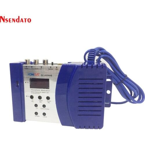 Digital HD AV to RF Household Modulator AV to RF TV Receiver Tuner Converter VHF UHF S1 S2 S3 CATV AV04HB Modulator