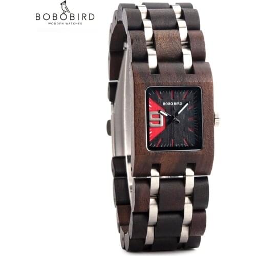 Bobo Bird Elegant Women Watches Ladies Quartz Wristwatch Wooden Women Watch Female 2020 Wood Reloj Mujer Top Brand