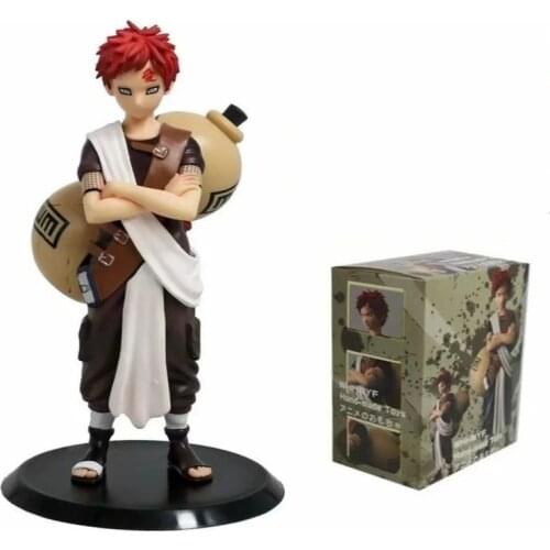 Classic Anime Naruto Character I Gaara Standing Posture Action Doll Figurine Model Toy Children Christmas Gift Collection 20CM